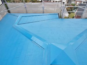 グローアップのスレート屋根の塗装工事例施行後事例