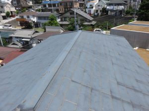 屋根外装工事.comの施行前事例カバー工法での修理